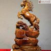 Tượng Ngựa Phong Thủy (Nhất Mã Phi Thiên) Gỗ Hương