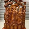 Tượng Phúc Lộc Thọ (Tam Đa) Gỗ Ngọc Am