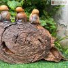 Tượng Chú Tiểu Vô Ưu Gỗ Bách Xanh