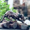 Tượng Mãnh Báo Gỗ Trắc
