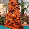 Tượng Nhất Long Vờn Ngọc Gỗ Hương