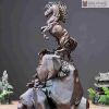 Tượng Nhất Mã Gỗ Trắc