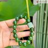 Vòng Tay Ngọc Bích Mix Lục Tự Ngọc Cẩm Thạch A