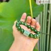 Vòng Tay Ngọc Bích Mix Lục Tự Ngọc Cẩm Thạch A