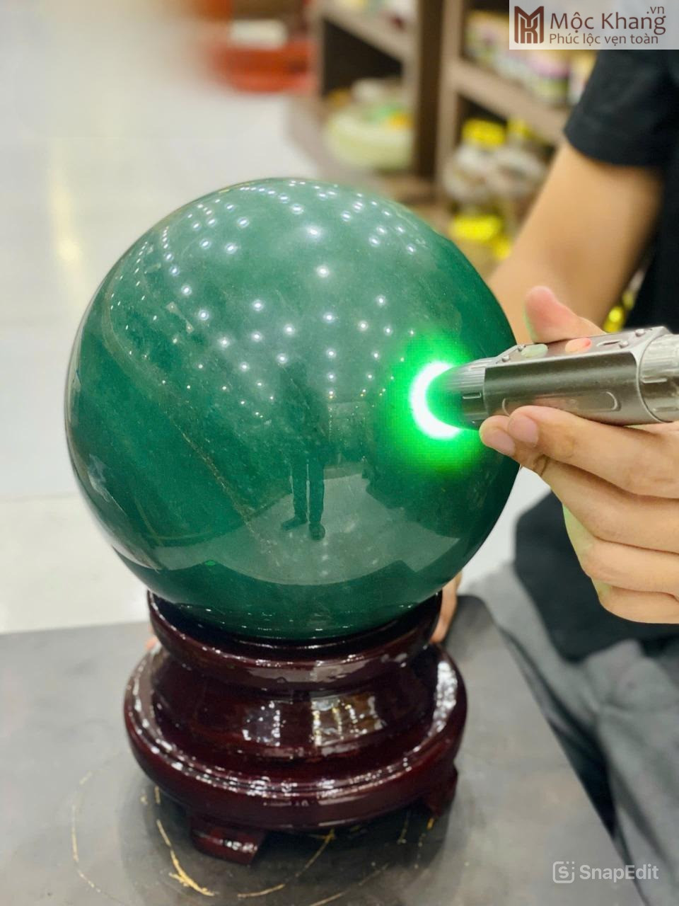 Bi Cầu Đá Thạch Anh Xanh Bi Cầu Đá Thạch Anh Xanh