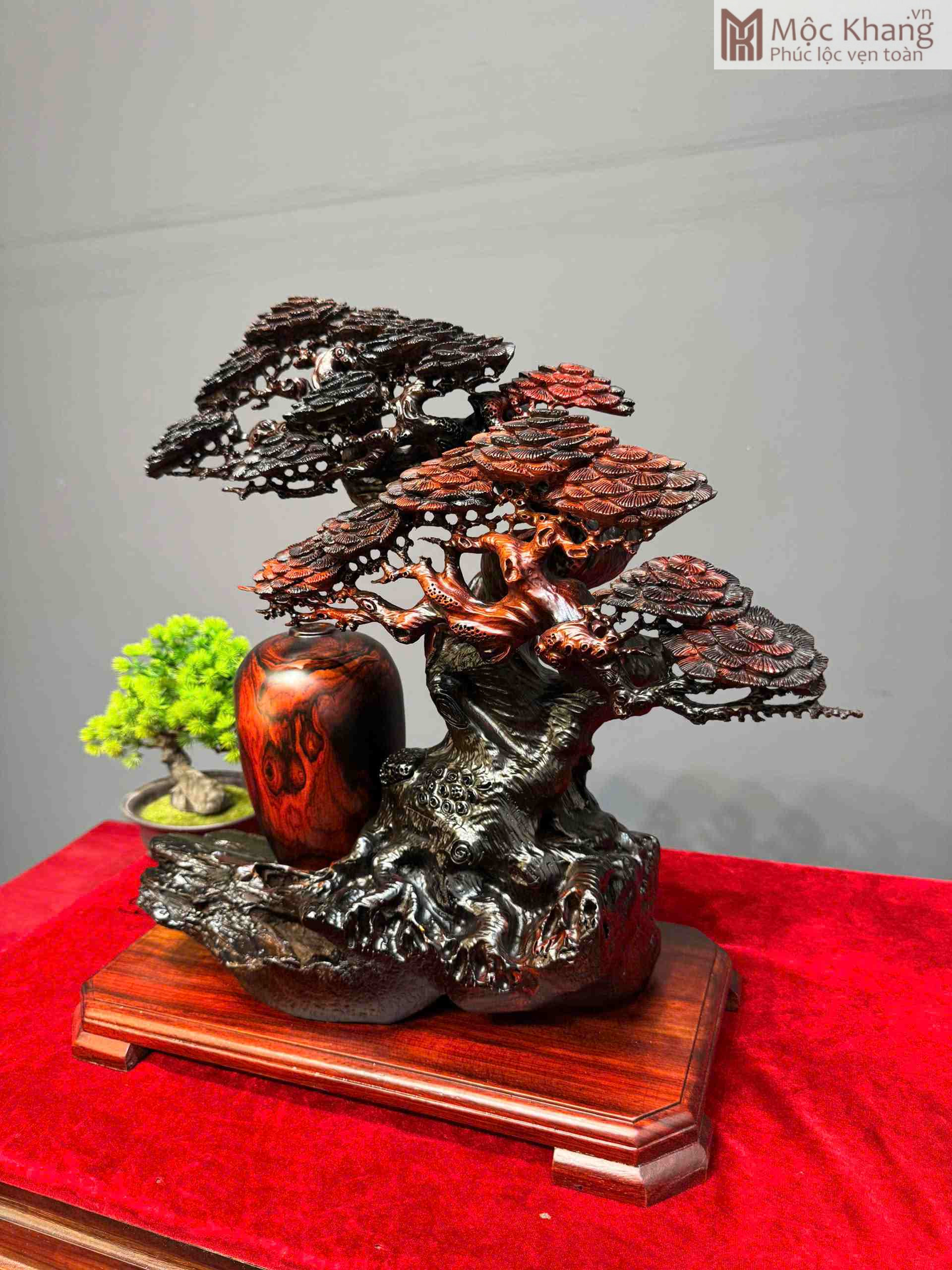 Bình Tùng Phú Quý Gỗ Trắc Đỏ Đen (2)_2 Binh Tung Phu Quy Go Trac Do Den 2 2