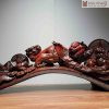 Cầu Như Ý Tỳ Hưu Gỗ Trắc Liền Khối