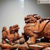 Cầu Tỳ Hưu Gỗ Trắc Liền Khối