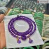Chuỗi Đá Thạch Anh Tím Mix Đồng Xu & Hoa Sen