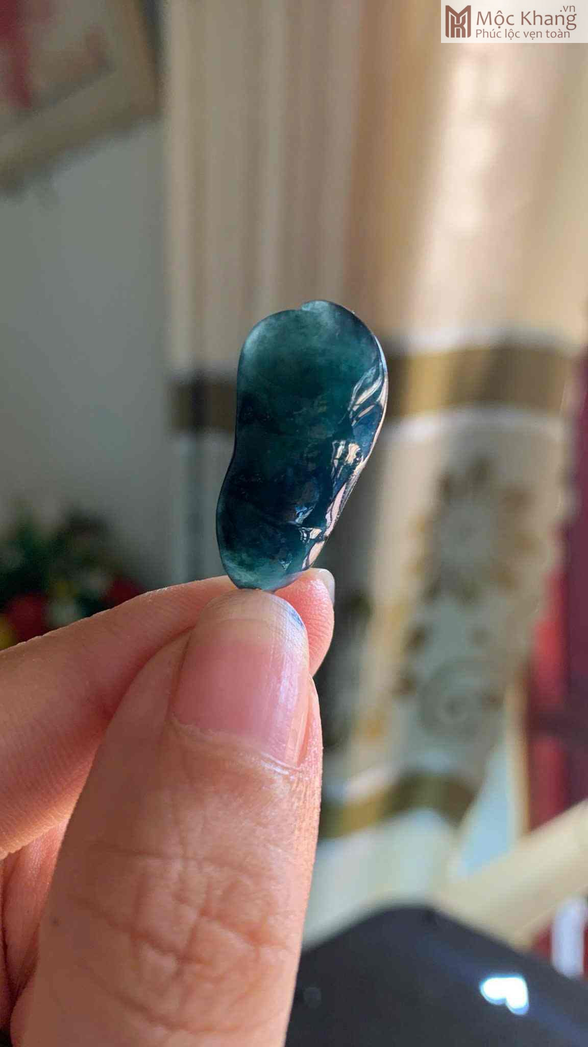Mặt Dây Đậu Băng Lão Lam Thủy Cẩm Thạch A (3)_3 Mat Day Dau Bang Lao Lam Thuy Cam Thach A 3 3