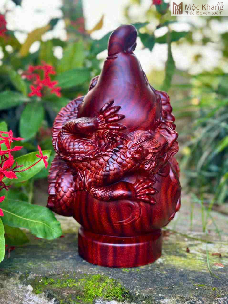 Quả Hồ Lô Rồng Gỗ Trắc - Mộc Khang