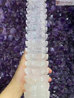 Tháp Văn Xương 9 Tầng Đá Thạch Anh Trắng
