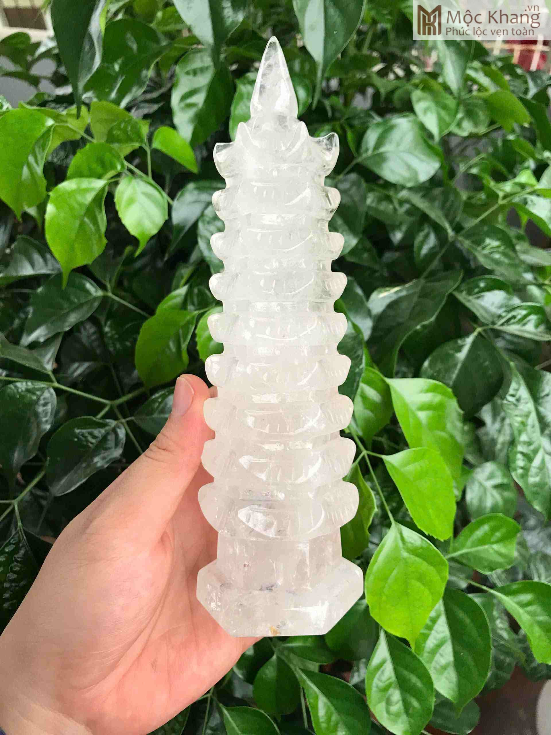 Tháp Văn Xương 9 Tầng Đá Thạch Anh Trắng (3)_3 Tháp Văn Xương 9 Tầng Đá Thạch Anh Trắng