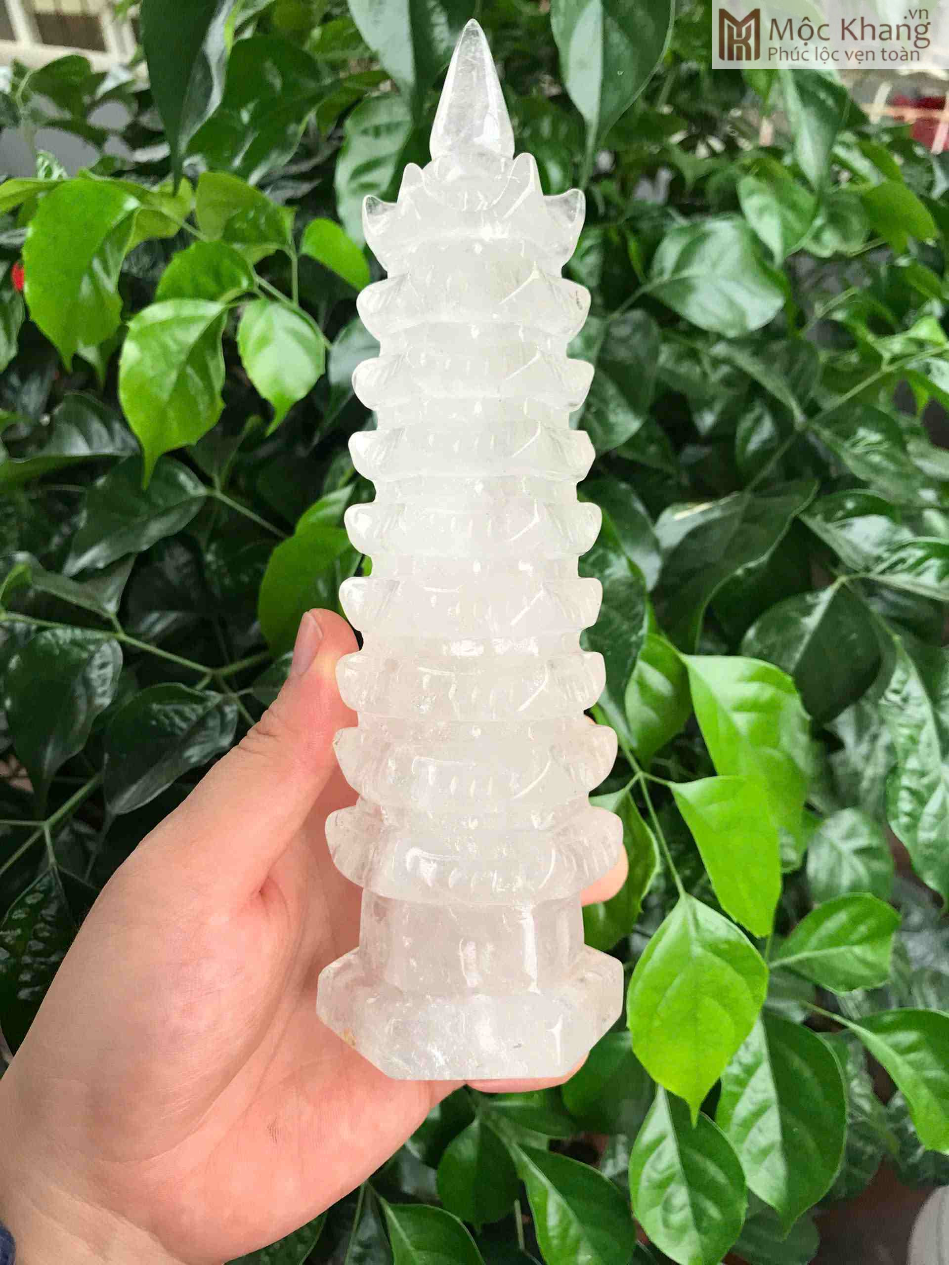 Tháp Văn Xương 9 Tầng Đá Thạch Anh Trắng (4)_4 Tháp Văn Xương 9 Tầng Đá Thạch Anh Trắng
