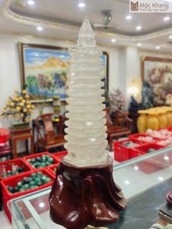 Tháp Văn Xương 9 Tầng Thạch Anh Trắng