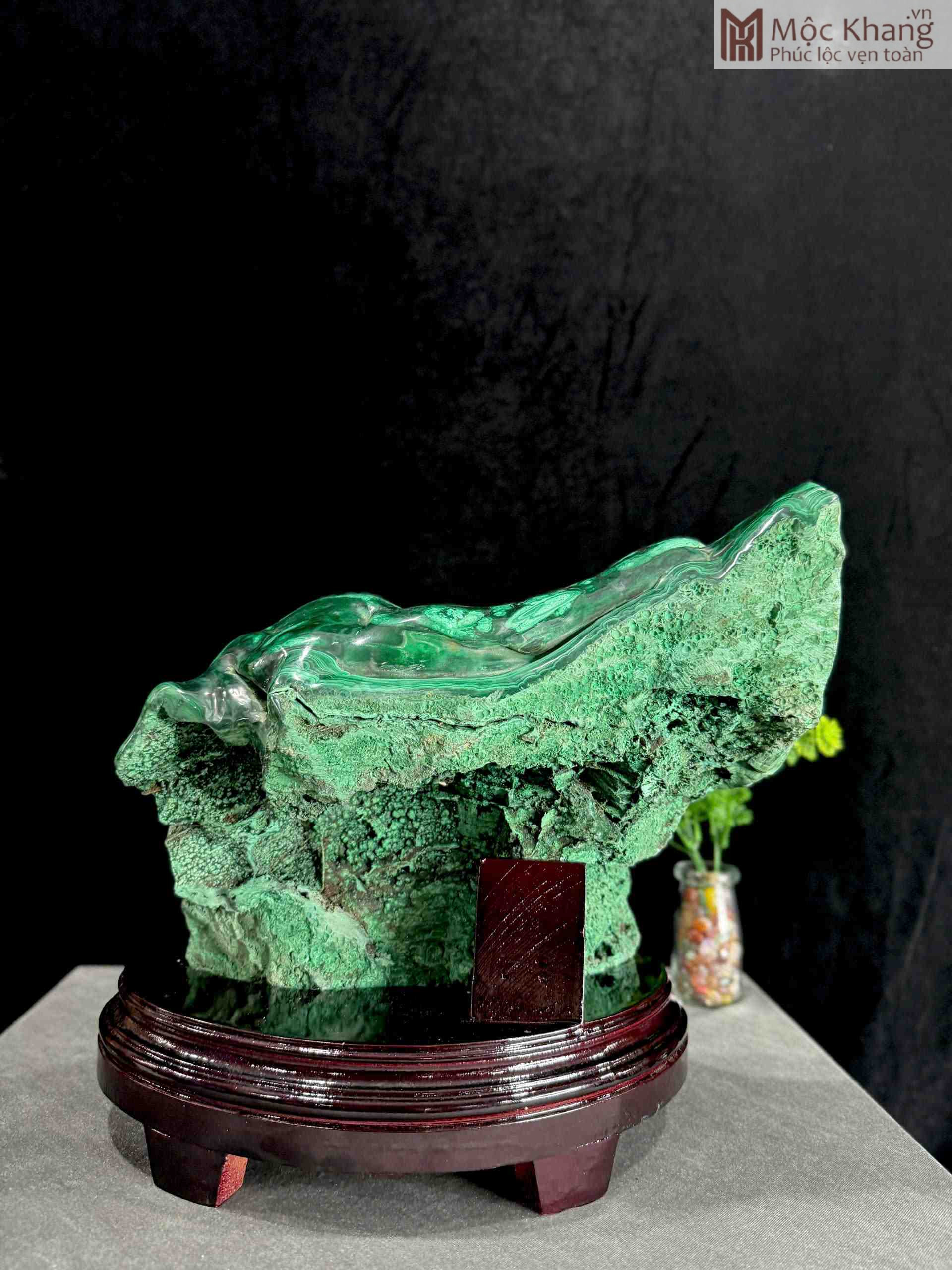 Tinh Thể Đá Khổng Tước (Malachite) (1)_1 Tinh Thể Đá Khổng Tước (Malachite)