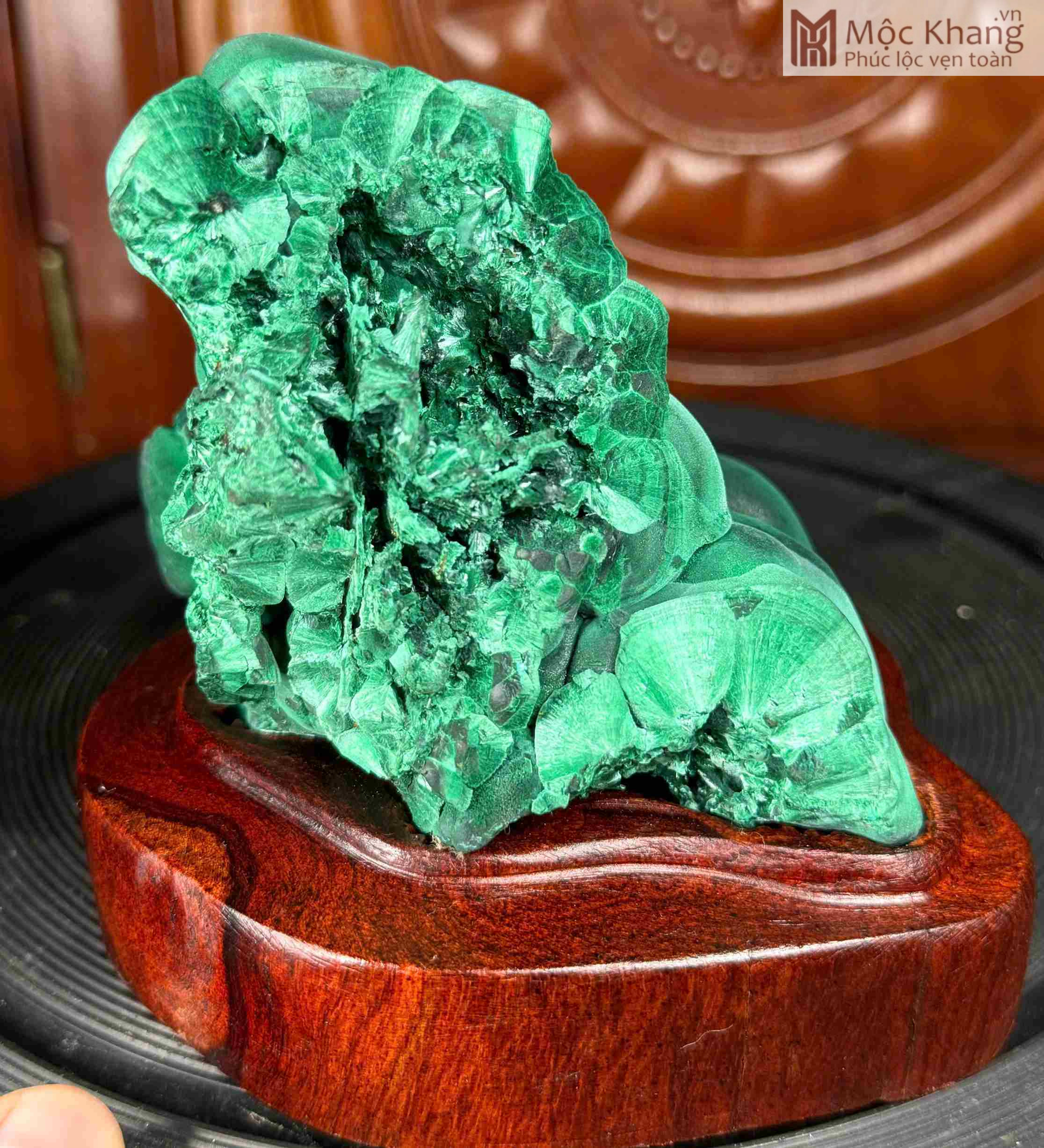 Tinh Thể Đá Khổng Tước (Malachite) (4)_4 Tinh The Da Khong Tuoc Malachite 4 4