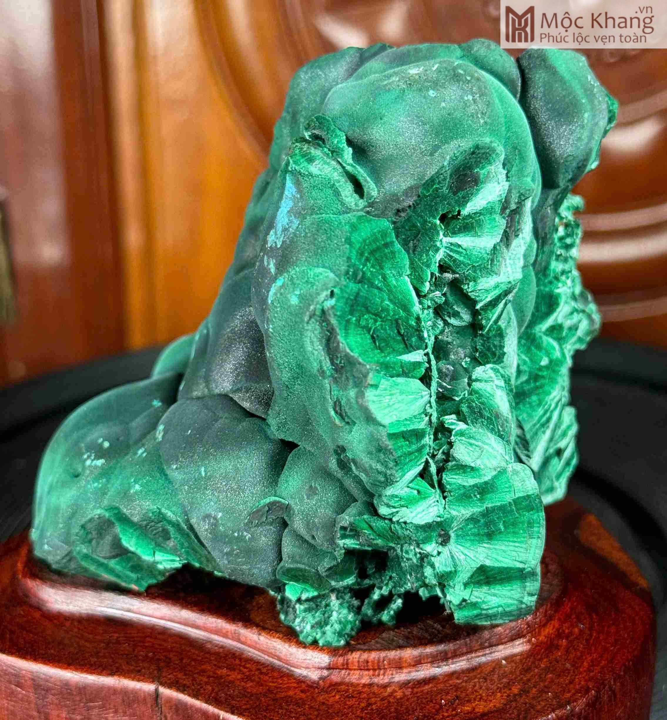 Tinh Thể Đá Khổng Tước (Malachite) (9)_9 Tinh The Da Khong Tuoc Malachite 9 9