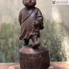 Tượng Chú Tiểu Thong Dong Gỗ Trắc