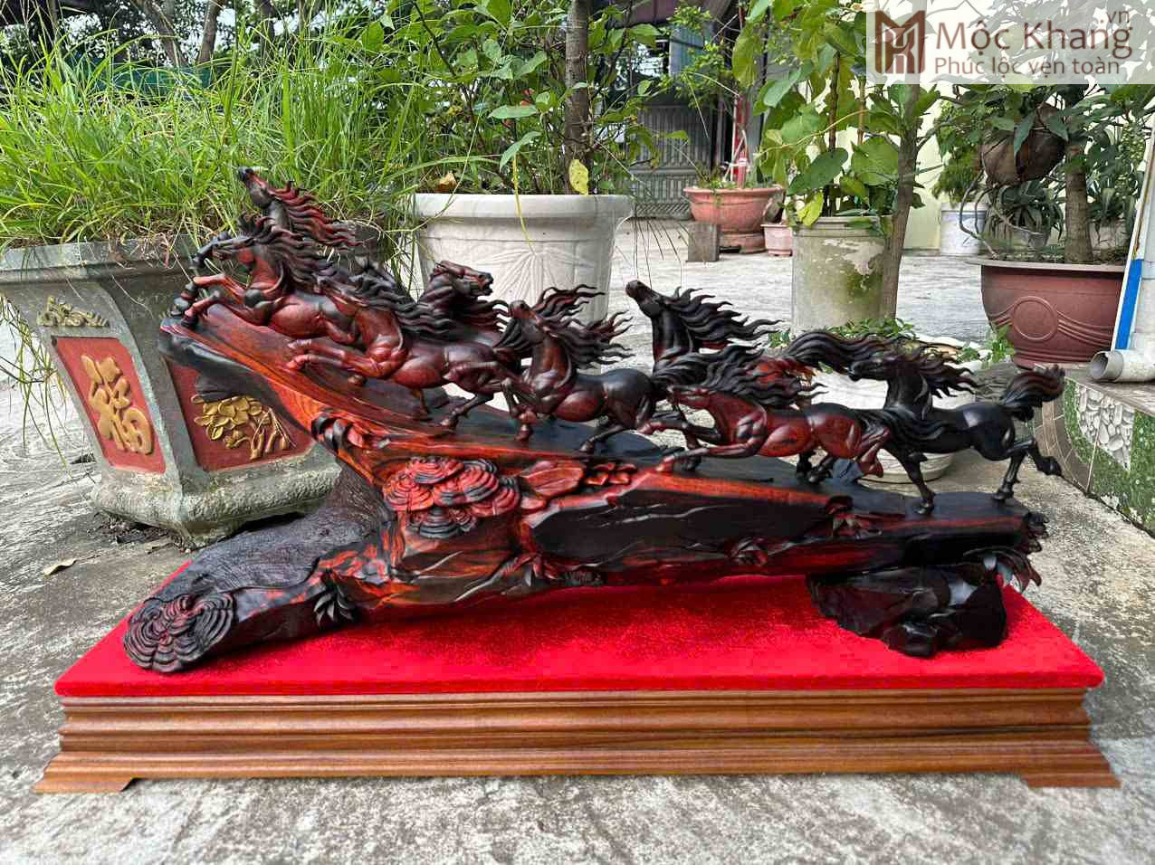 Tượng Mã Đáo Thành Công Liền Khối (2)_2 Tượng Mã Đáo Thành Công Liền Khối
