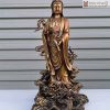 Tượng Mẹ Quan Âm Cưỡi Rồng Đồng