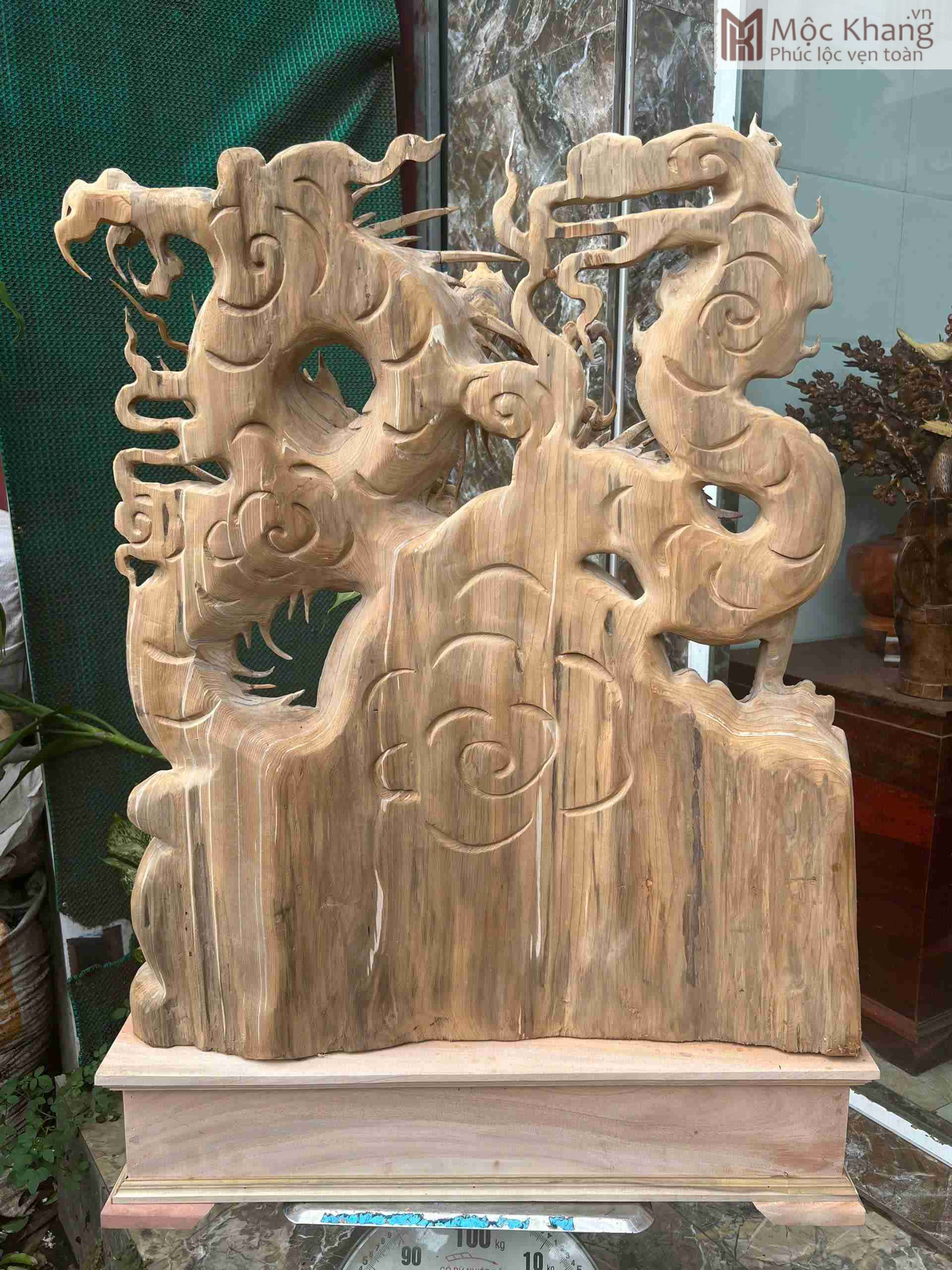 Tượng Nhất Long Nhả Ngọc Gỗ Ngọc Am (4)_4 Tượng Nhất Long Nhả Ngọc Gỗ Ngọc Am