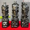 Tượng Phúc Lộc Thọ (Tam Đa) Gỗ Mun Sừng