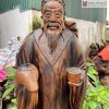 Tượng Thần Trà Lục Vũ Gỗ Bách Xanh