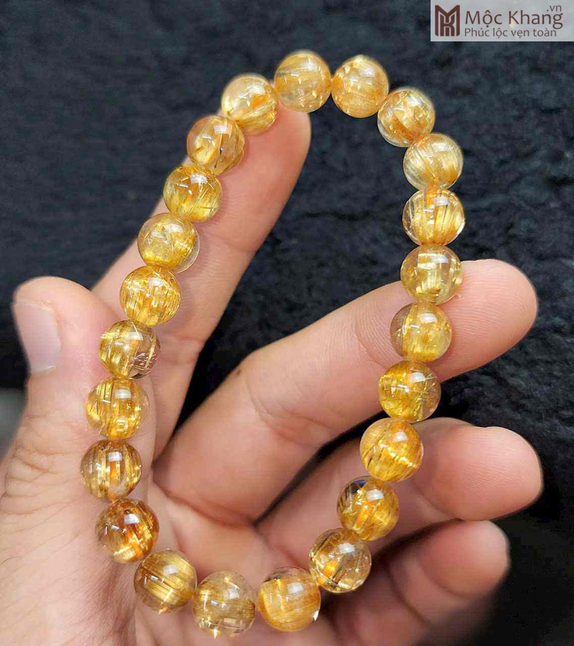 Vòng Tay Đá Thạch Anh Tóc Vàng Đồng Trục (3)_3 Vong Tay Da Thach Anh Toc Vang Dong Truc 3 3