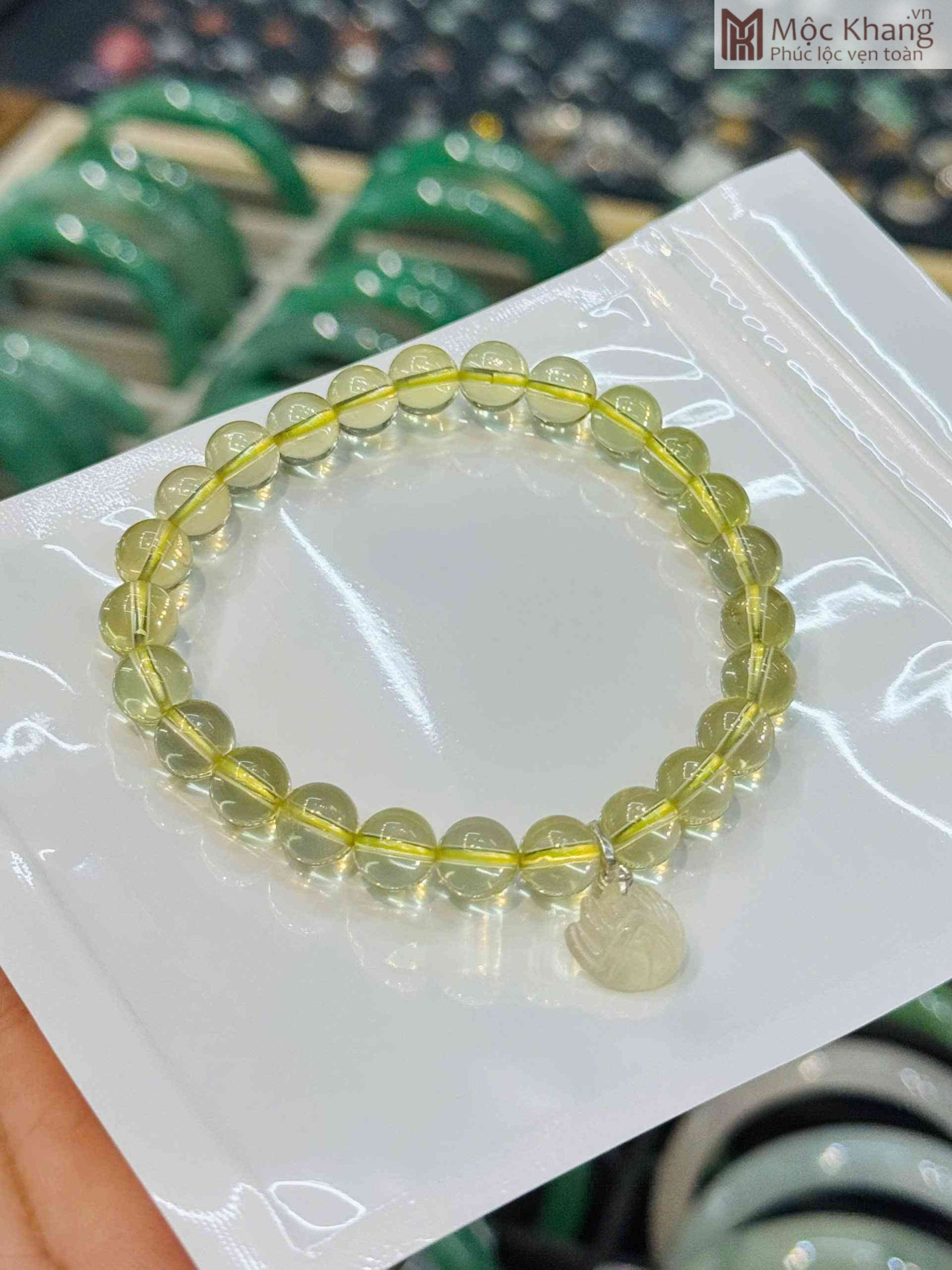 Vòng Tay Đá Thạch Anh Vàng Mix Hoa Sen Bạc (1)_1 Vòng Tay Đá Thạch Anh Vàng Mix Hoa Sen Bạc