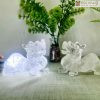 Cặp Tỳ Hưu Thạch Anh Trắng