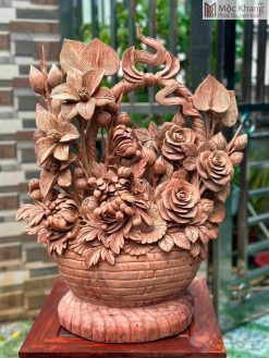 Giỏ Hoa Gỗ