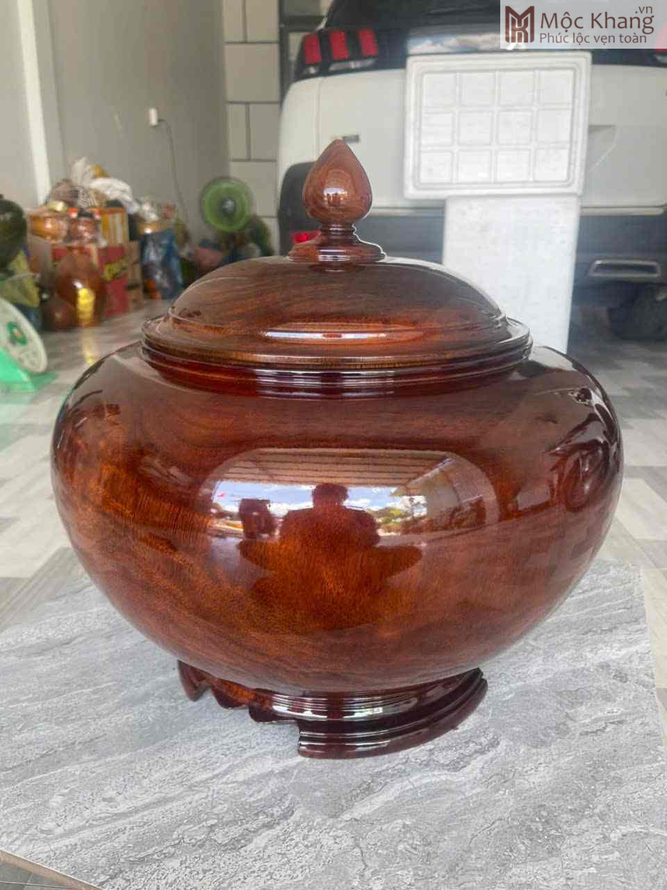 Bình Ủ Trà Gỗ Lim Đá Gia Lai (3)_3 Binh U Tra Go Lim Da Gia Lai 3 3
