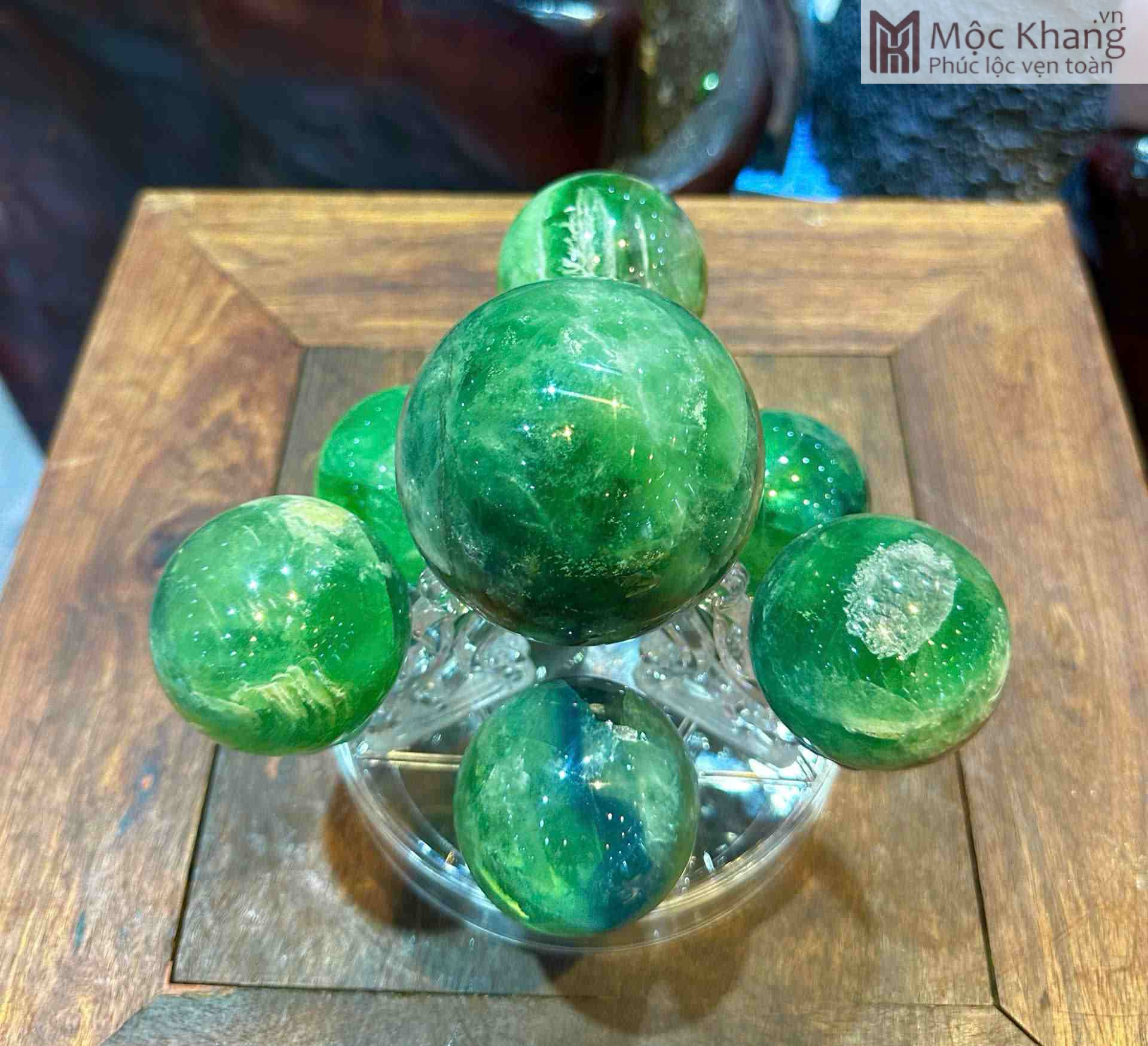 Bộ Thất Tinh Ngọc Fluorite Xanh (2)_2 Bộ Thất Tinh Ngọc Fluorite Xanh