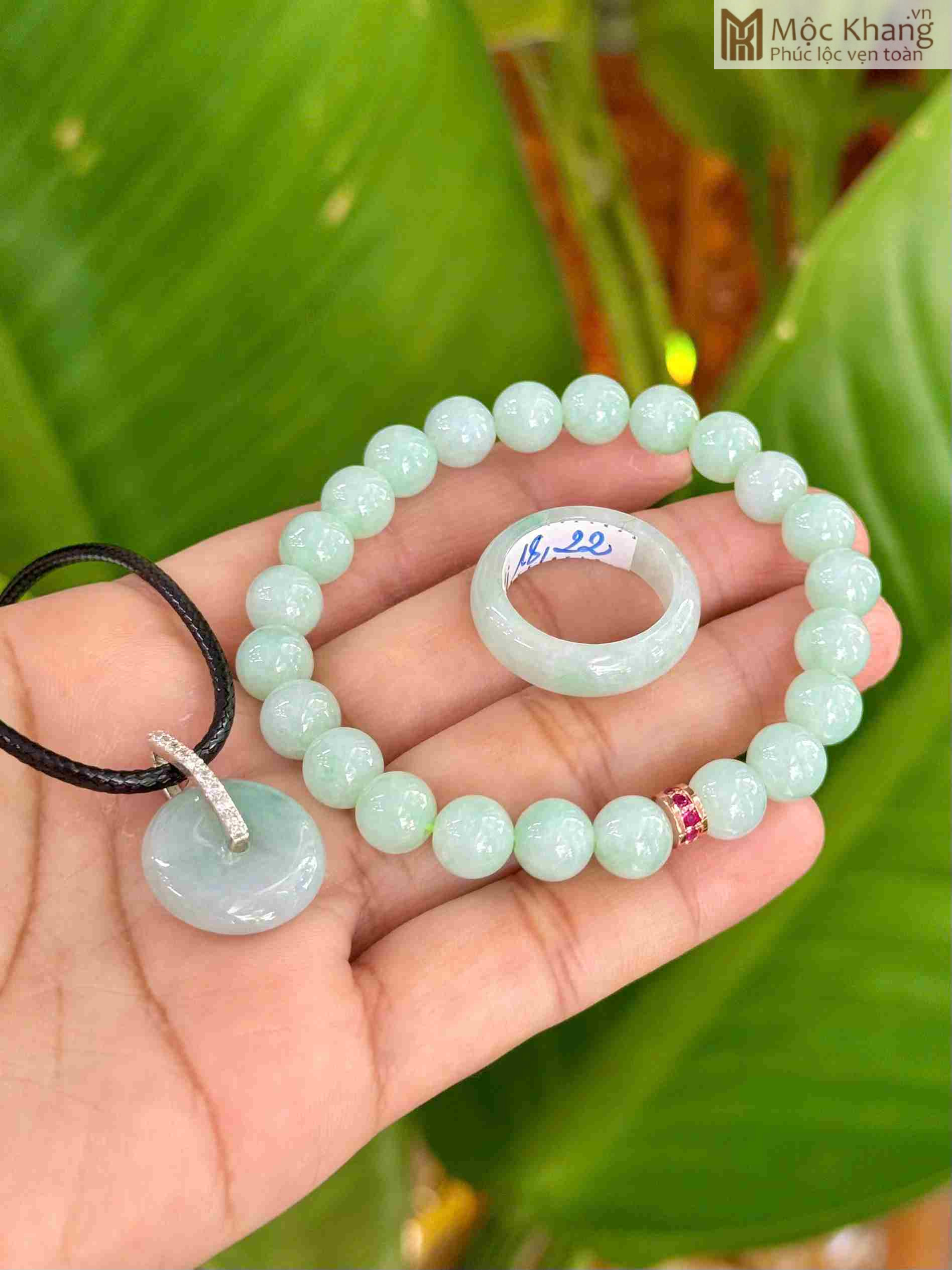 Bộ Trang Sức Cẩm Thạch A (3) Bộ Trang Sức Cẩm Thạch A
