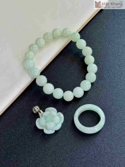 Bộ Trang Sức Ngọc Cẩm Thạch