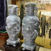 Cặp Lục Bình Chạm Long Phụng Ngọc Onyx Xám