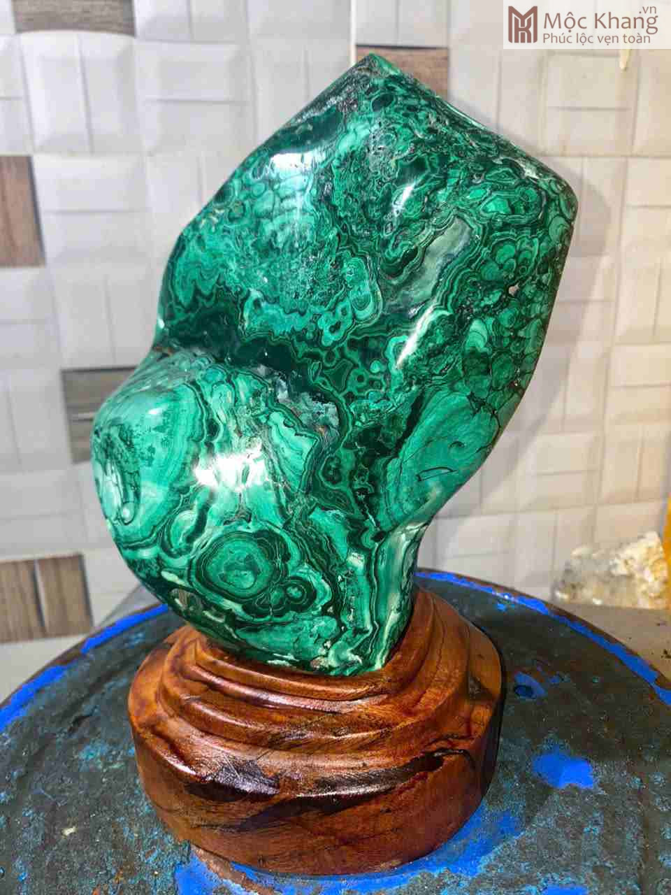 Tinh Thể Đá Khổng Tước (Malachite) (1)_1 Tinh The Da Khong Tuoc Malachite 1 1 1