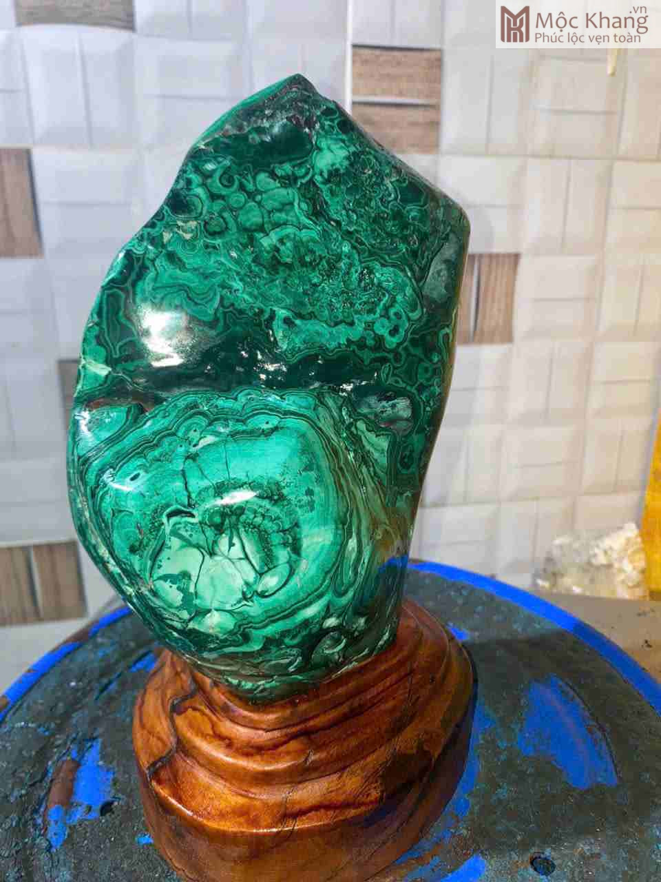 Tinh Thể Đá Khổng Tước (Malachite) (3)_3 Tinh The Da Khong Tuoc Malachite 3 3 1