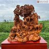 Tượng Bát Mã Du Xuân Gỗ Hương