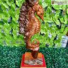 Tượng Cá Ngựa Gỗ Nu Căm Xe