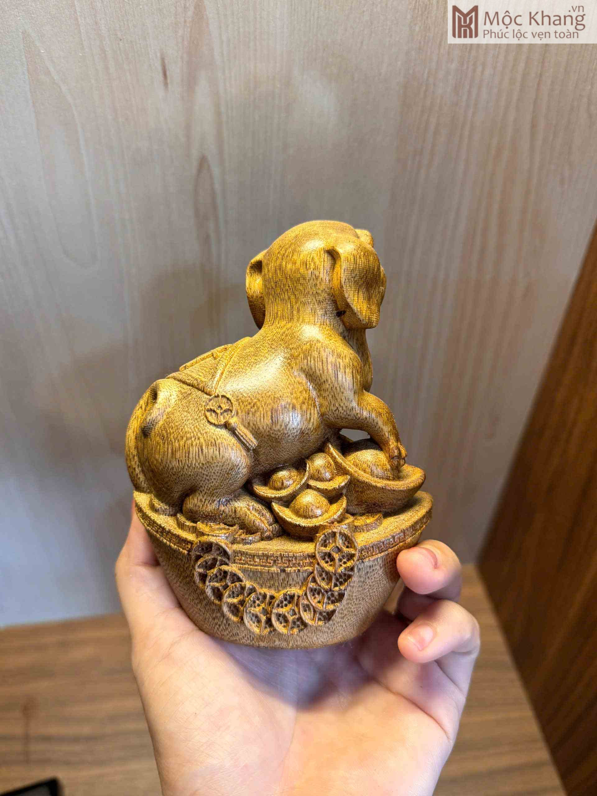 Tượng Chó Trầm Hương (1)_1 Tượng Chó Trầm Hương