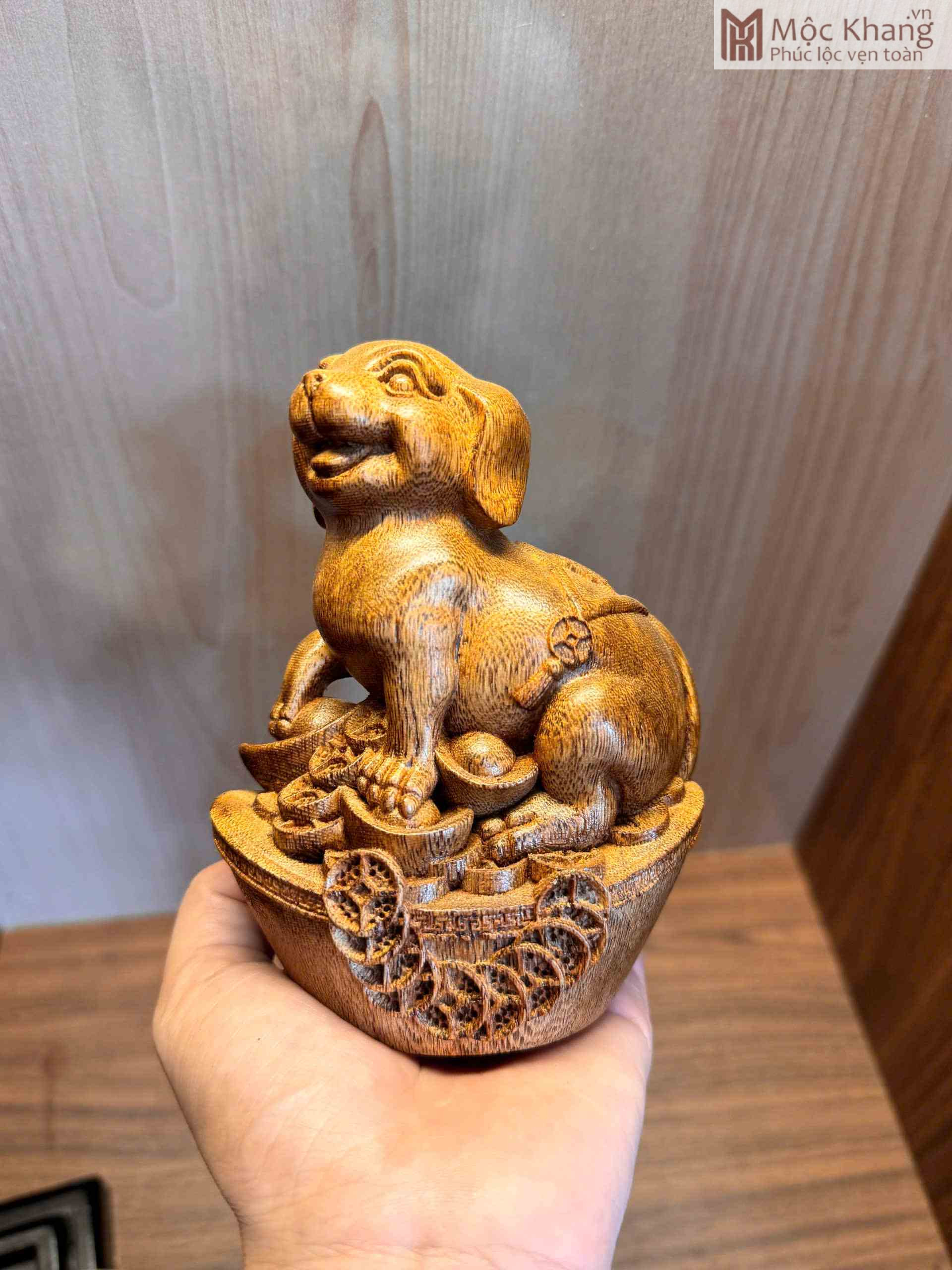 Tượng Chó Trầm Hương (2)_2 Tượng Chó Trầm Hương