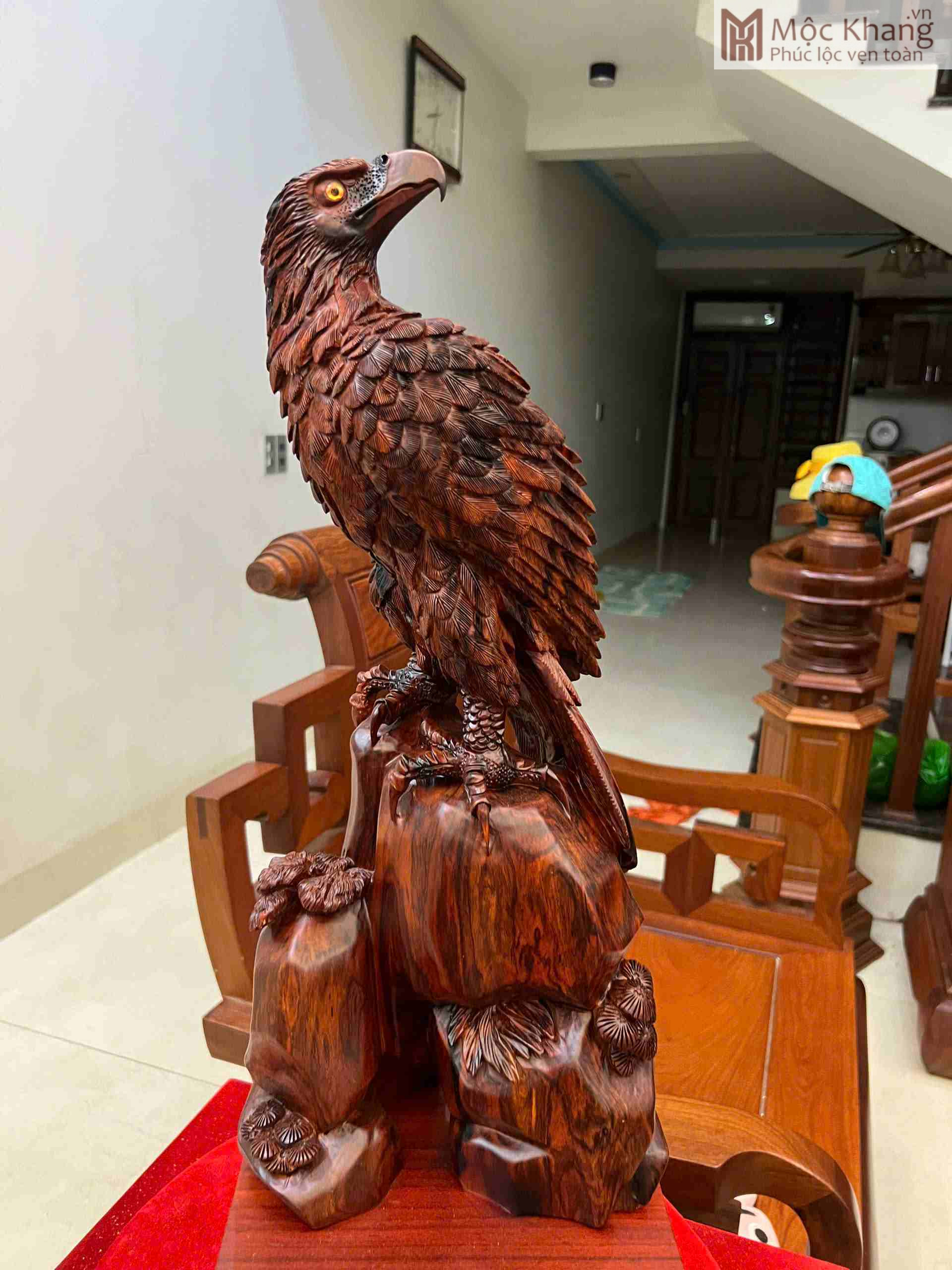 Tượng Đại Bàng Gỗ Sưa Bắc (2)_2 Tượng Đại Bàng Gỗ Sưa Bắc