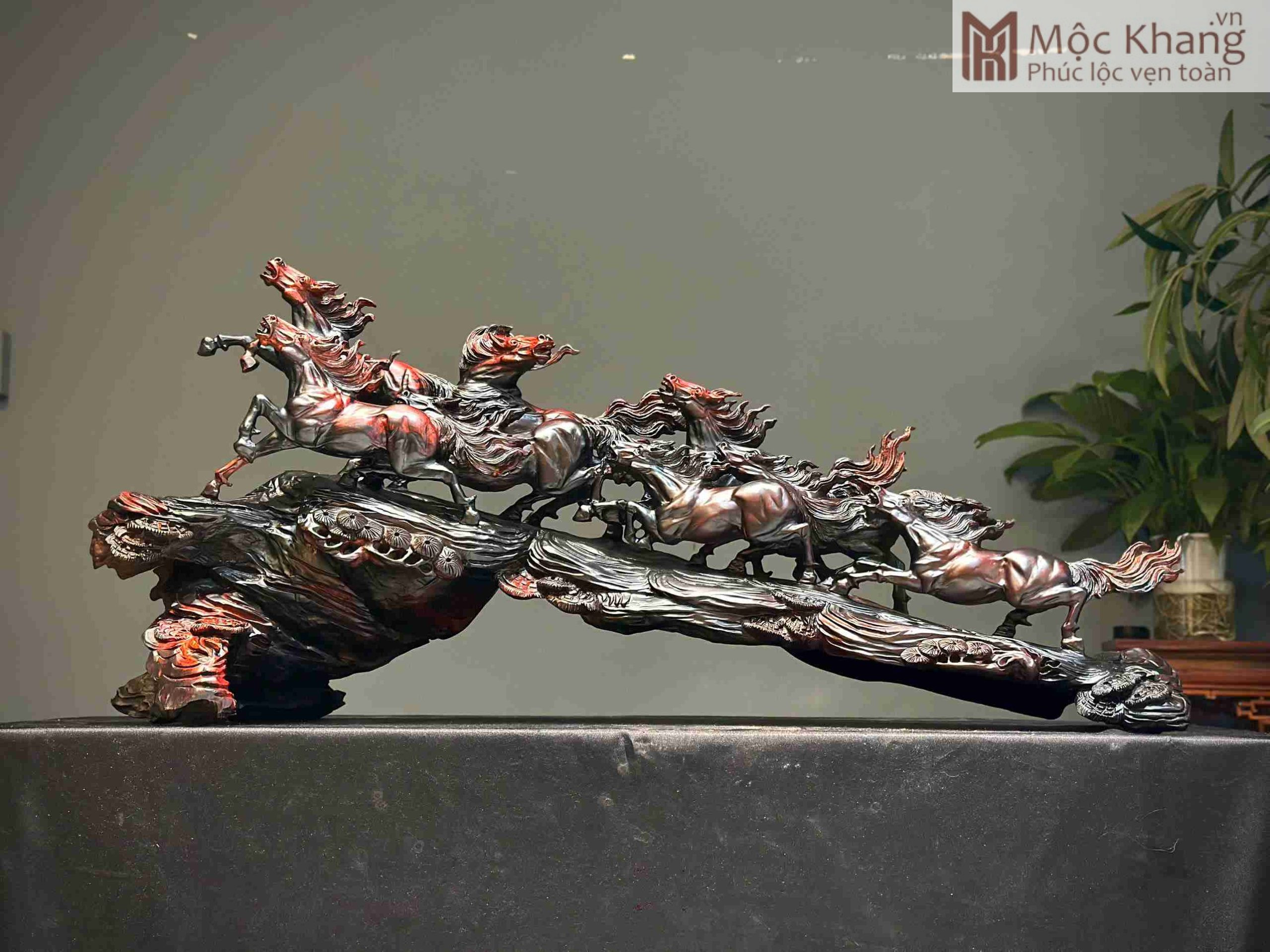 Tượng Mã Đáo Thành Công Gỗ Trắc (1)_1 Tượng Mã Đáo Thành Công Gỗ Trắc