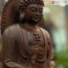 Tượng Phật A Di Đà Gỗ Trắc