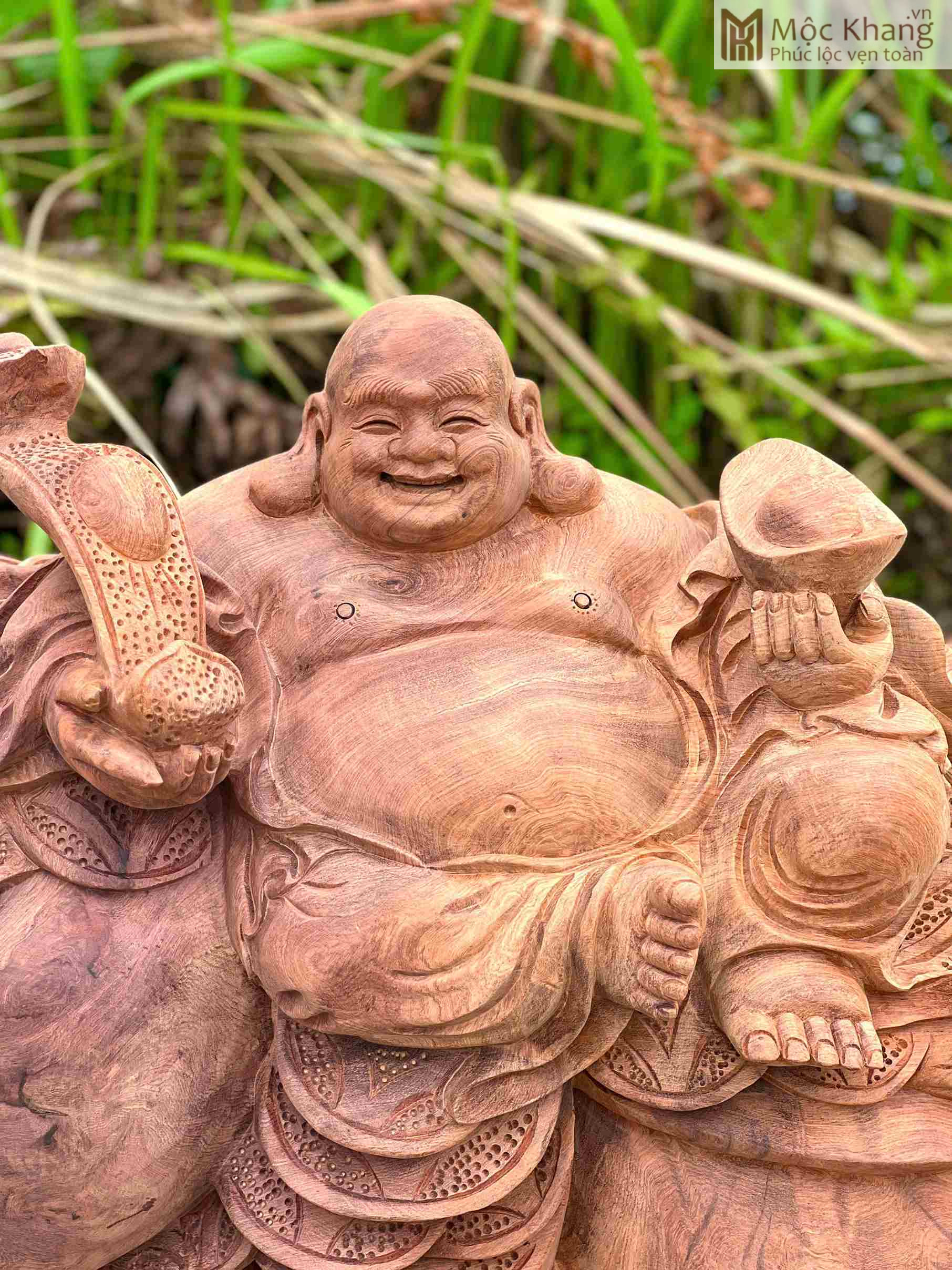 Tượng Phật Di Lặc Gỗ Hương (5)_5 Tuong Phat Di Lac Go Huong 5 5