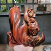 Tượng Phật Di Lặc Gỗ Trắc