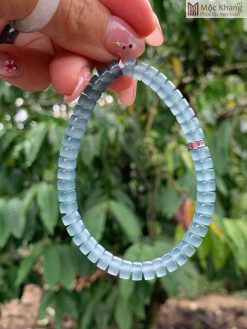Vòng Tay Băng Lam Thiên Không Cẩm Thạch Jadeite A