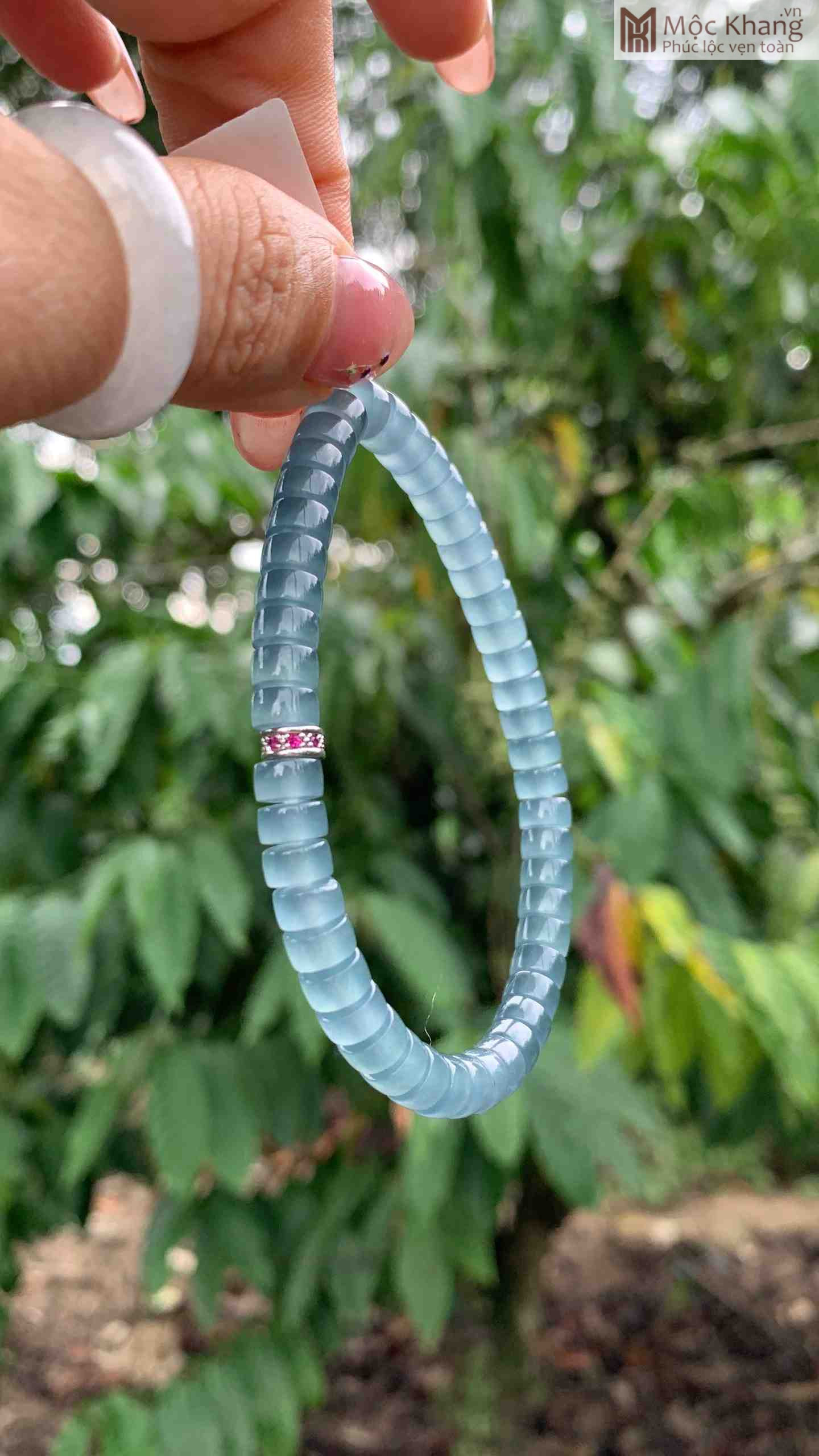 Vòng Tay Băng Lam Thiên Không Cẩm Thạch Jadeite A (6)_6 Vòng Tay Băng Lam Thiên Không Cẩm Thạch Jadeite A